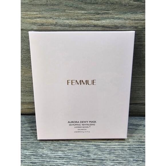 FEMMUE Aurora Dewy Eye Mask Patches 4 sachets - Picture 1 of 4